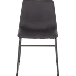 Online Drake Modern Industrial Dining Chair, Grey Discount Online Dining Chairs & Benches