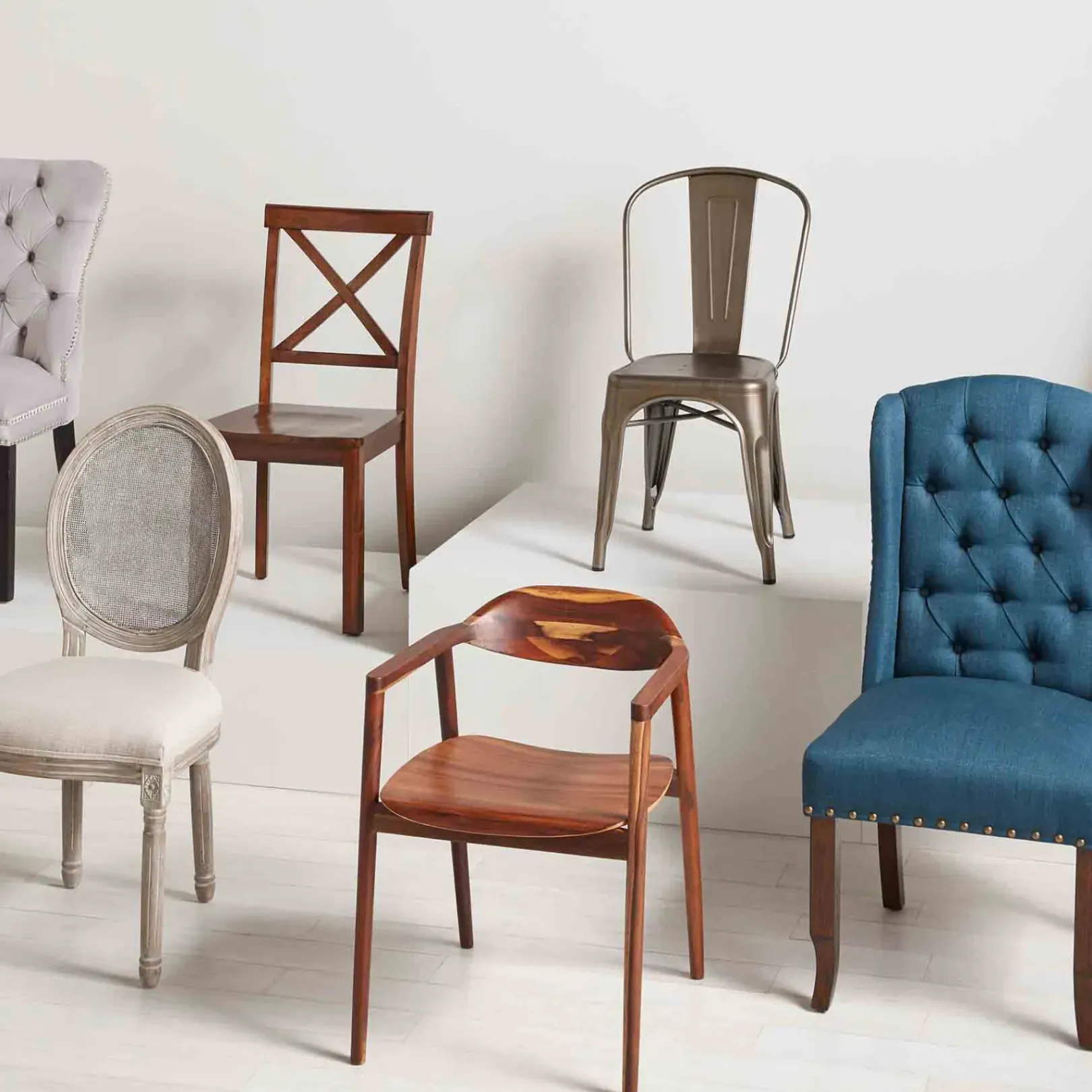 Online Dublin Metal & Ash Wood Dining Chair Cheaper Dining Chairs & Benches