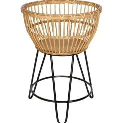 Best Found & Fable Bamboo Planter Stand, Medium Less Expensive Plant Stands