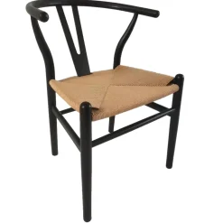 Discount Found & Fable Set Of 2 Denise Black Wishbone Dining Chair Premium Dining Chairs & Benches