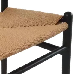 Discount Found & Fable Set Of 2 Denise Black Wishbone Dining Chair Premium Dining Chairs & Benches