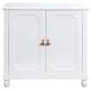 Grace Mitchell Asbury White 2-Door Cabinet Premium Cabinets & Chests