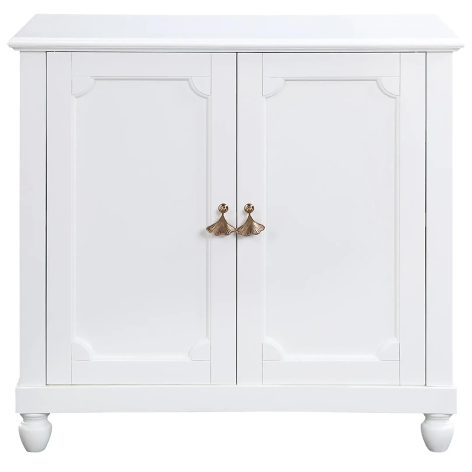 Grace Mitchell Asbury White 2-Door Cabinet Premium Cabinets & Chests