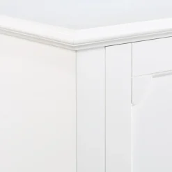 Grace Mitchell Asbury White 2-Door Cabinet Premium Cabinets & Chests
