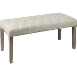 Discount Grace Mitchell Bailey Tufted Bench Discount Stools & Benches