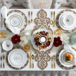 Hot Grace Mitchell Cortana White Wooden Dining Table Promotion Dining Tables & Sets