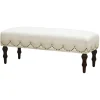 Discount Grace Mitchell Ellery Bench With Scalloped Nailheads Promotion Benches