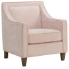 Hot Grace Mitchell Erie Blush Accent Chair Discount Accent Chairs