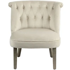 Clearance Grace Mitchell Roxanne Accent Chair, Ivory Promotion Accent Chairs
