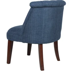 Best Grace Mitchell Roxanne Accent Chair, Blue Kd Low Price Accent Chairs