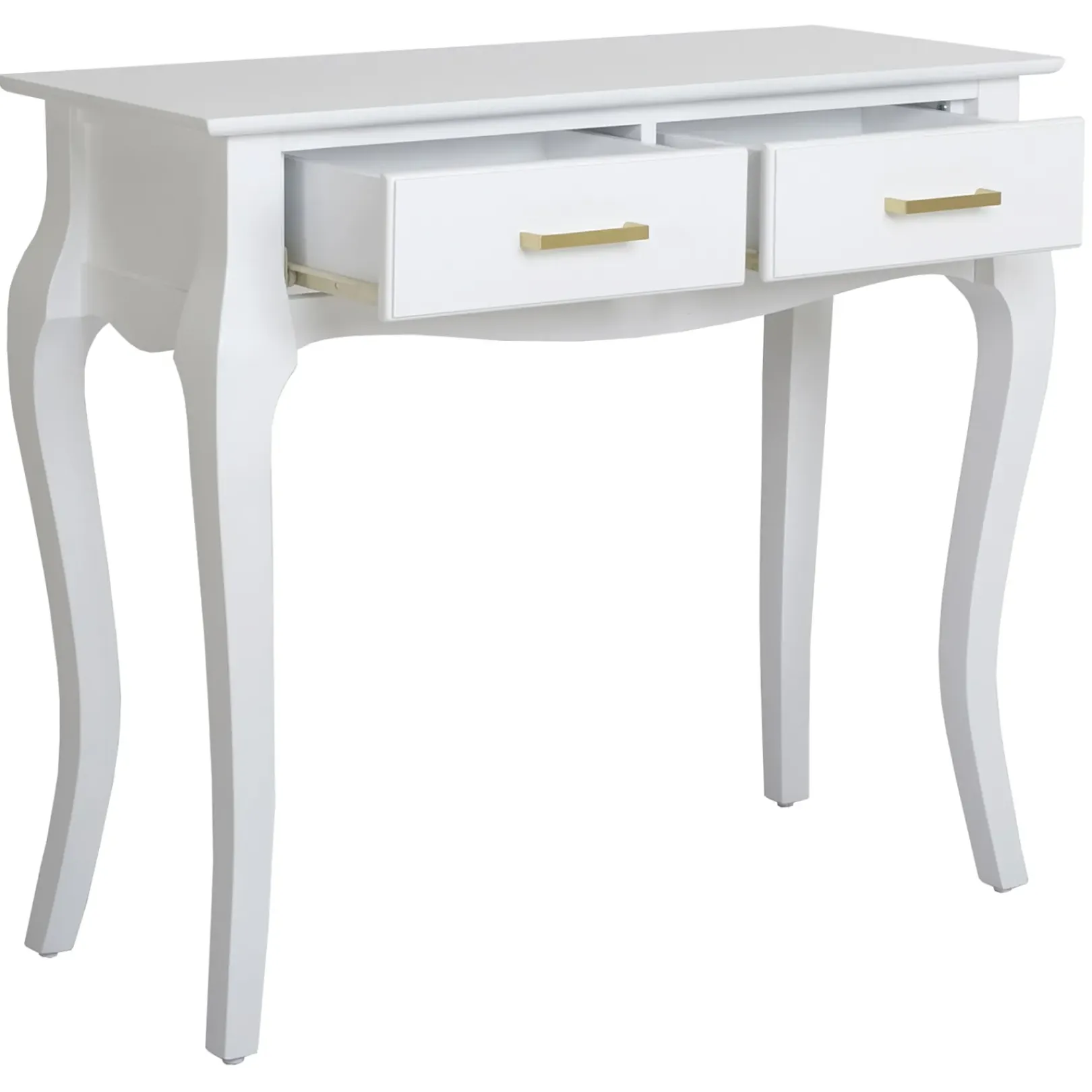 New Grace Mitchell Scarlett 2-Drawer Console Table, White Clearance Entryway Furniture