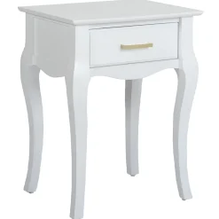 Hot Grace Mitchell Scarlett White End Table Good Quality Coffee & End Tables