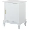 New Grace Mitchell Scarlett White 1-Door Cabinet Promotion Cabinets & Chests