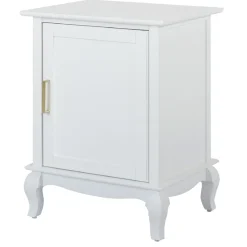 New Grace Mitchell Scarlett White 1-Door Cabinet Promotion Cabinets & Chests