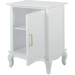 New Grace Mitchell Scarlett White 1-Door Cabinet Promotion Cabinets & Chests