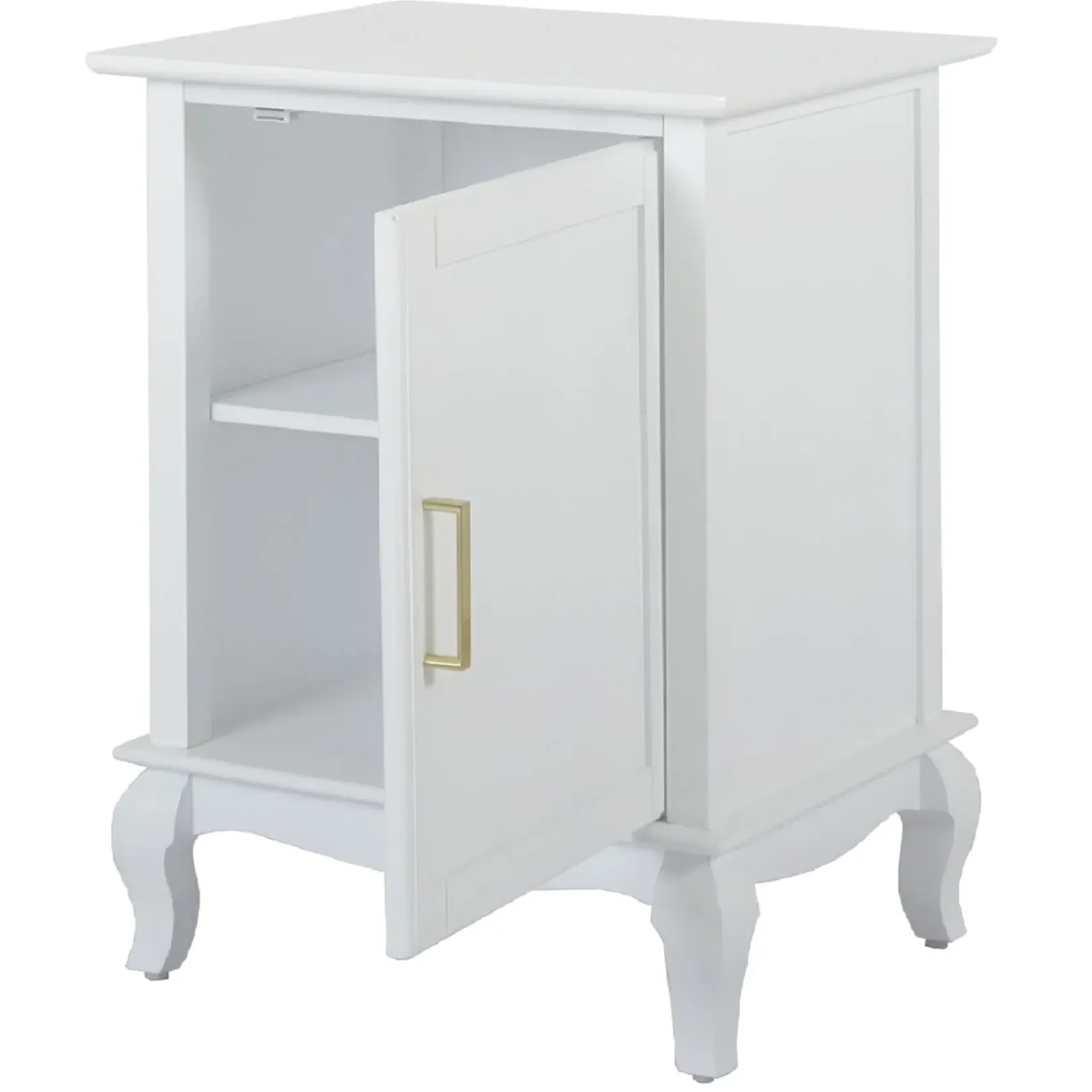 New Grace Mitchell Scarlett White 1-Door Cabinet Promotion Cabinets & Chests