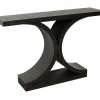 Discount Greenwich Curved Console Table, Brown Clearance Entryway Furniture