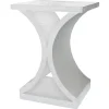 Online Greenwich Curved End Table Wht Flash Sale Accent Tables