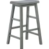Sale Grey Saddle Backless Barstool, 29 Fashion Barstools