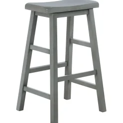 Sale Grey Saddle Backless Barstool, 29 Fashion Barstools