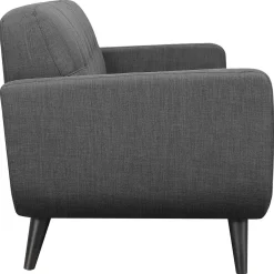 Hadley Tufted Back Accent Chair, Charcoal Grey Flash Sale Accent Chairs