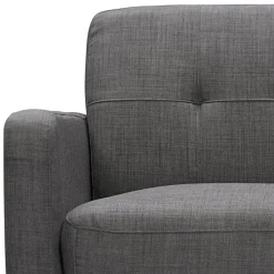 Hadley Tufted Back Accent Chair, Charcoal Grey Flash Sale Accent Chairs