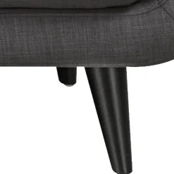 Hadley Tufted Back Accent Chair, Charcoal Grey Flash Sale Accent Chairs