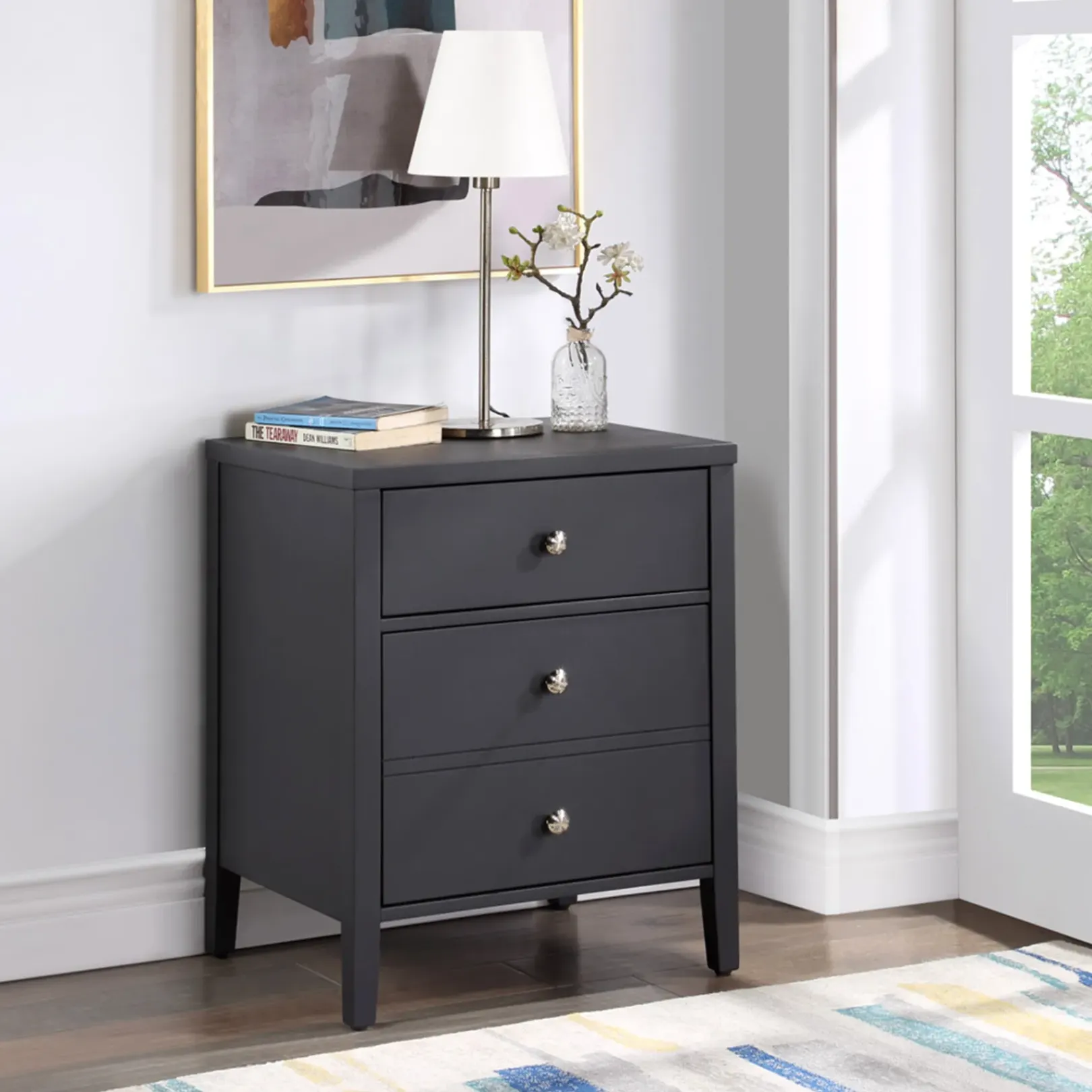 Sale Honeybloom Beck 2-Drawer Cabinet Discount Bedroom