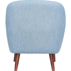 Clearance Honeybloom Braxton Blue Arm Chair Good Quality Accent Chairs