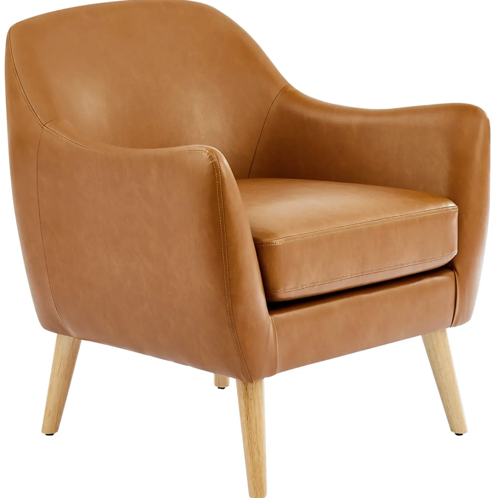 New Honeybloom Braxton Leather Chair Exquisite Gifts Accent Chairs