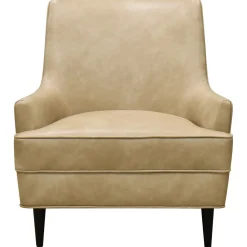 Honeybloom Colton Armchair Faux Leather Buff Promotion Accent Chairs
