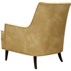 Honeybloom Colton Armchair Faux Leather Buff Promotion Accent Chairs