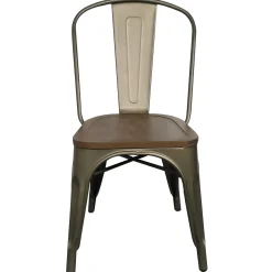 Online Honeybloom Ennis Metal Dining Chair Discount Online Dining Chairs & Benches