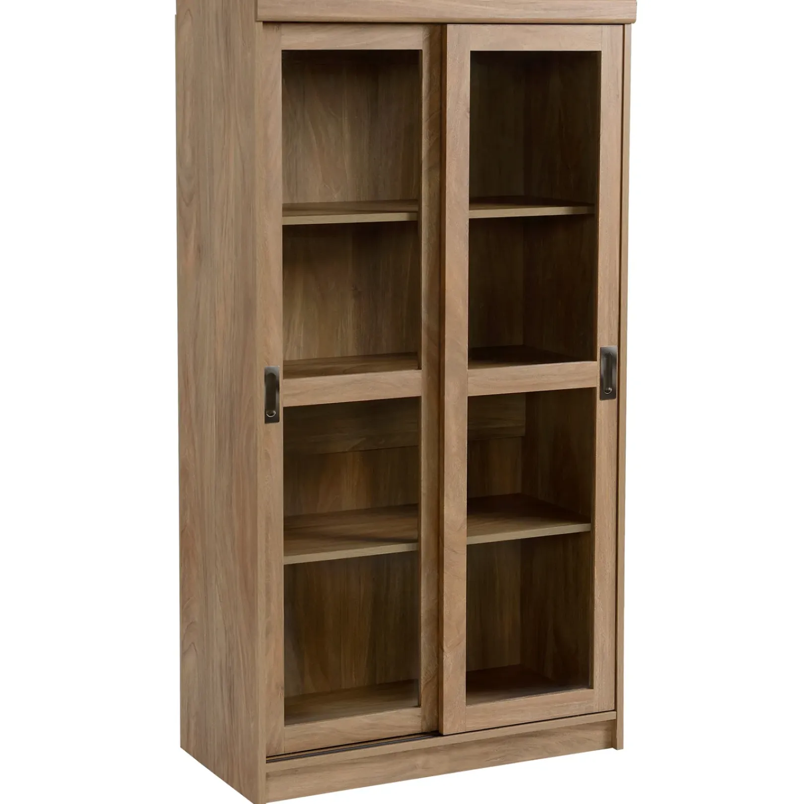 Hot Honeybloom Fullerton 4-Shelf Sliding Door Cabinet Gift Selection Cabinets & Chests
