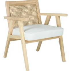 Honeybloom Kanon White Oak Accent Chair Opening Sales Accent Chairs