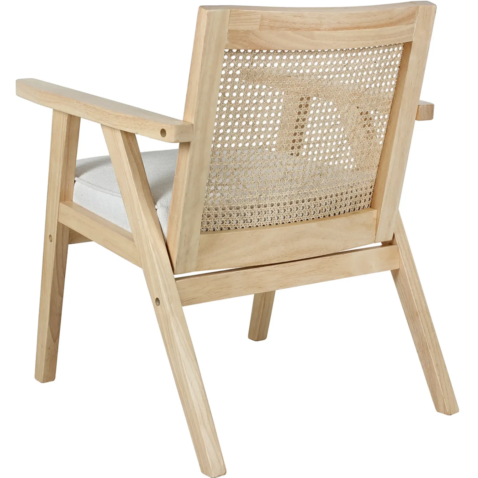 Honeybloom Kanon White Oak Accent Chair Opening Sales Accent Chairs