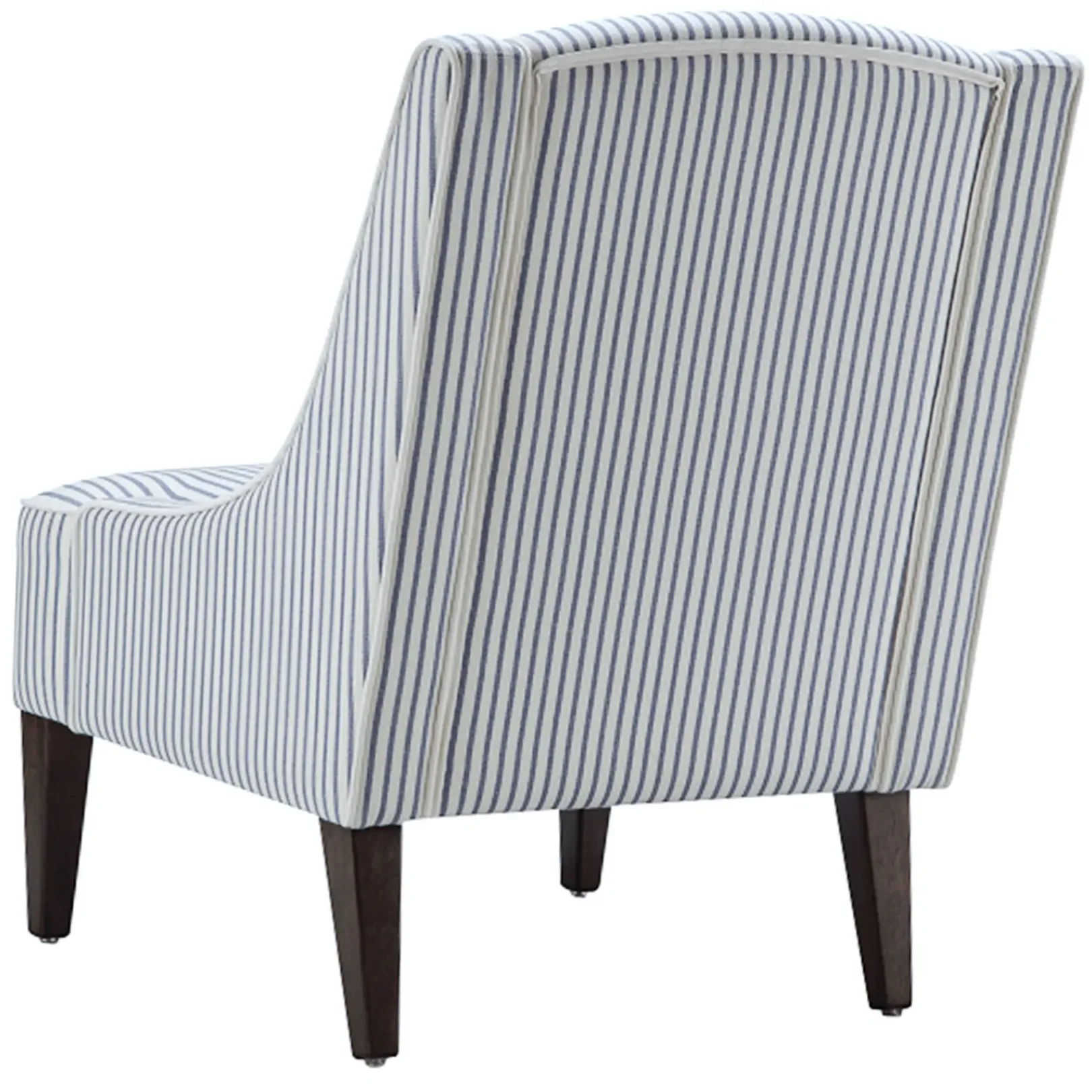 Discount Honeybloom Kayson Blue Striped Accent Chair Promotion Accent Chairs