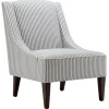 Outlet Honeybloom Kayson Striped Accent Chair Flash Sale Accent Chairs