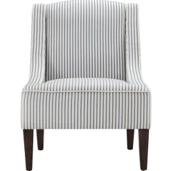 Outlet Honeybloom Kayson Striped Accent Chair Flash Sale Accent Chairs