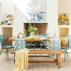 Clearance Honeybloom Massena Natural Wood Dining Table, 72 Online Discount Dining Tables & Sets