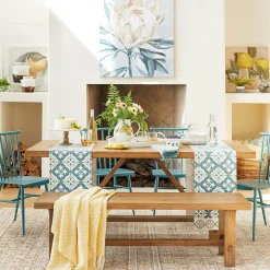 Clearance Honeybloom Massena Natural Wood Dining Table, 72 Online Discount Dining Tables & Sets