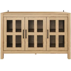 Outlet Honeybloom Oslo 3-Door Cabinet Discount Cabinets & Chests