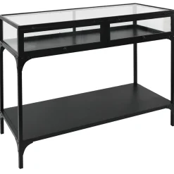 Outlet Honeybloom Sage Frost Display Console Table Good Quality Entryway Furniture