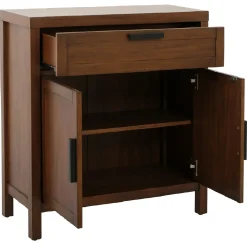 Online Honeybloom Samuel 1-Drawer 2-Door Wooden Cabinet Opening Sales Cabinets & Chests