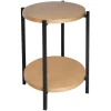 Discount Honeybloom Sienna Wood & Metal Accent Table Clearance Accent Tables
