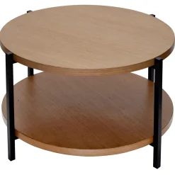 Sale Honeybloom Sienna Wood & Metal Coffee Table Cheaper Coffee & End Tables