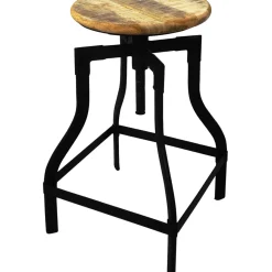 Clearance Honeybloom Waco Adjustable Backless Barstool Good Quality Barstools