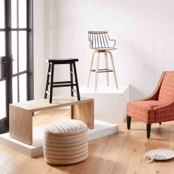 Best Honeybloom Whitley Swivel Barstool Opening Sales Barstools
