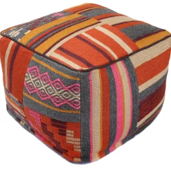 Hot Indira Yard Dyed Pouf Good Quality Ottomans & Poufs