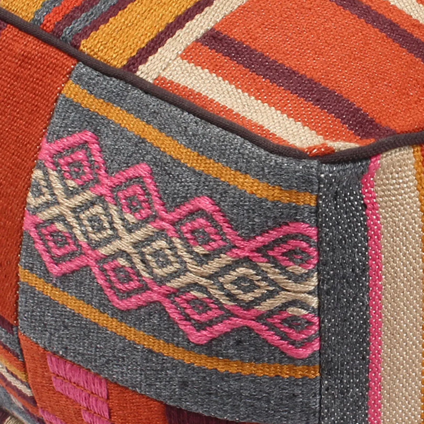 Hot Indira Yard Dyed Pouf Good Quality Ottomans & Poufs